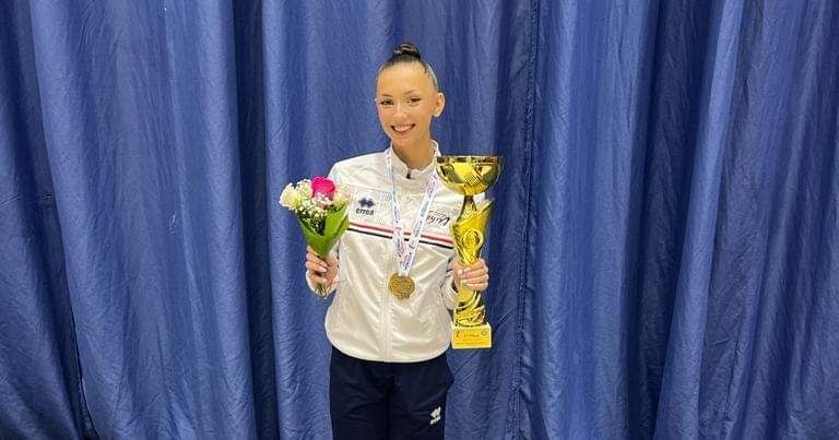 Gymnastique Aérobic : Maëlys vainqueur de la coupe du monde !!