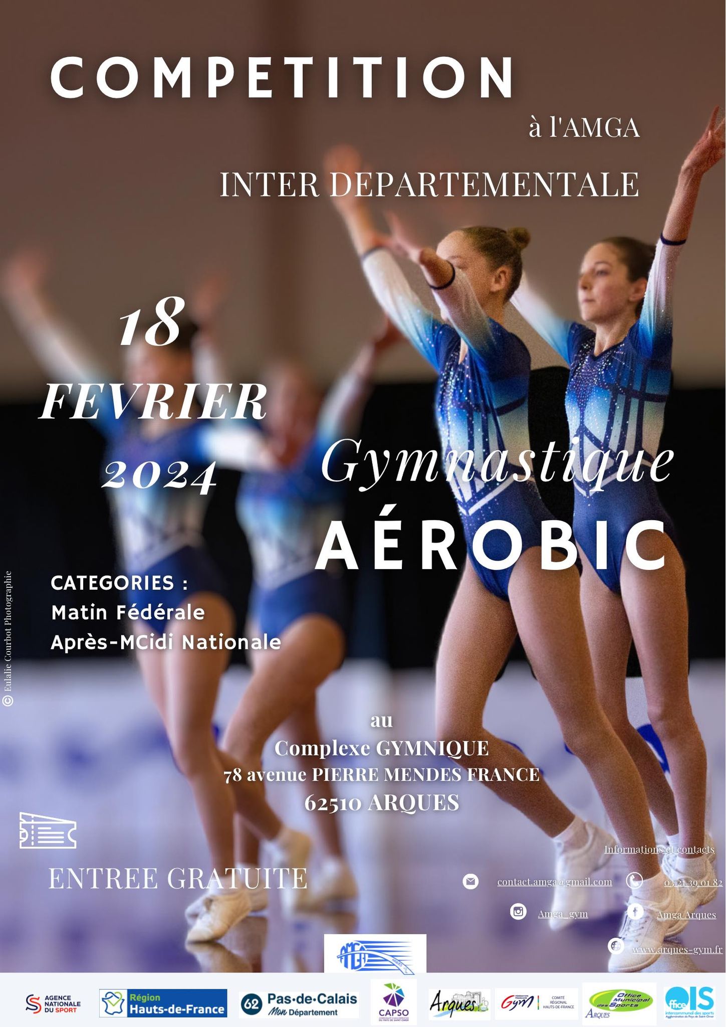 Finales Interdépartementales de Gymnastique Aérobic le 18 février 2024
