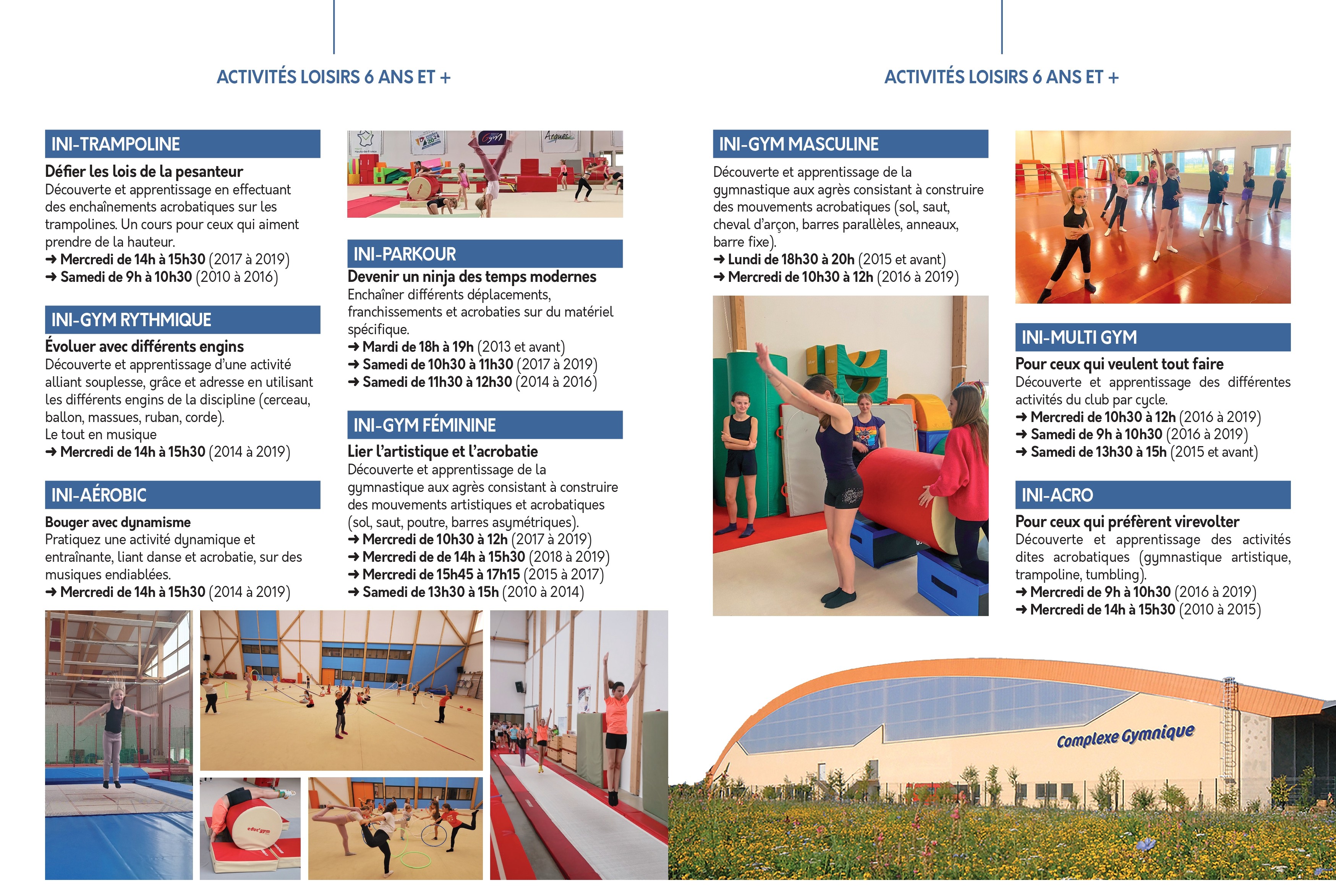 AMGA PLANNING LOISIRS 2025/20026
