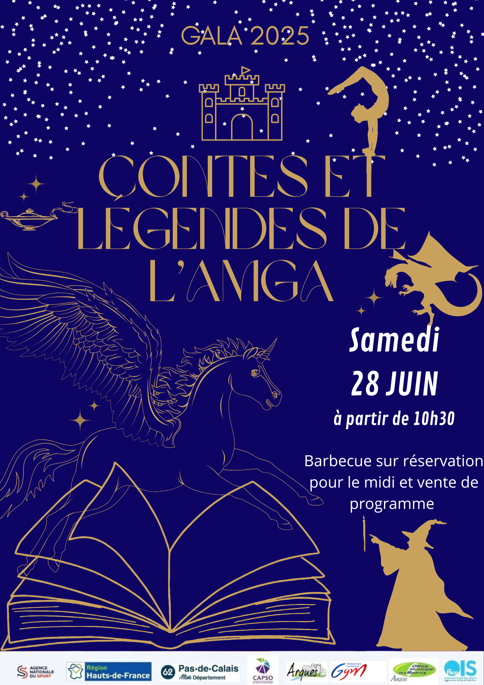 GALA 2025: "Contes et Légendes de l'AMGA" Samedi 28 juin 2025 dès 10h30