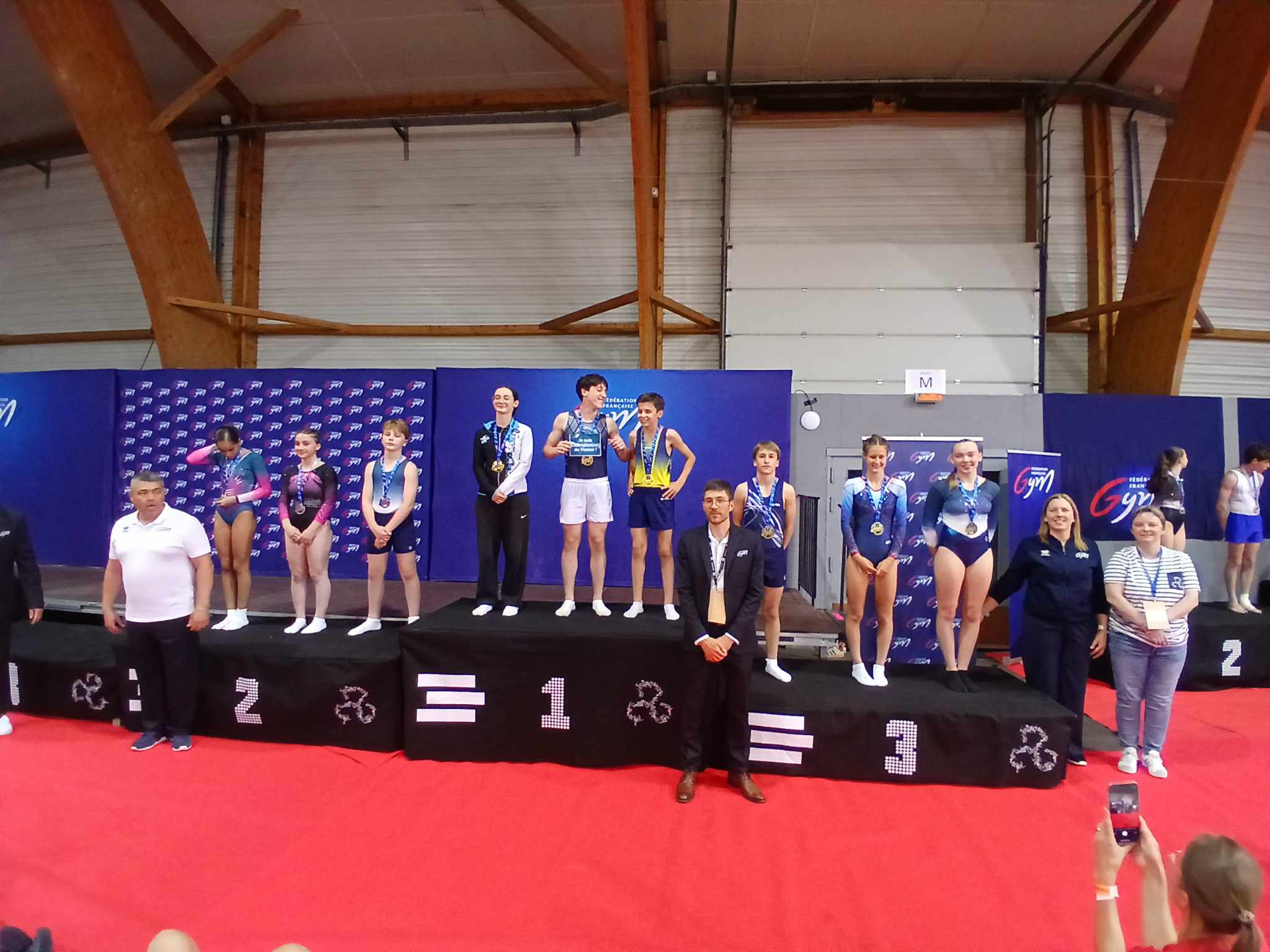 TRAMPOLINE : CHAMPIONNATS DE FRANCE QUATRE NOUVELLES MEDAILLES ARQUOISES