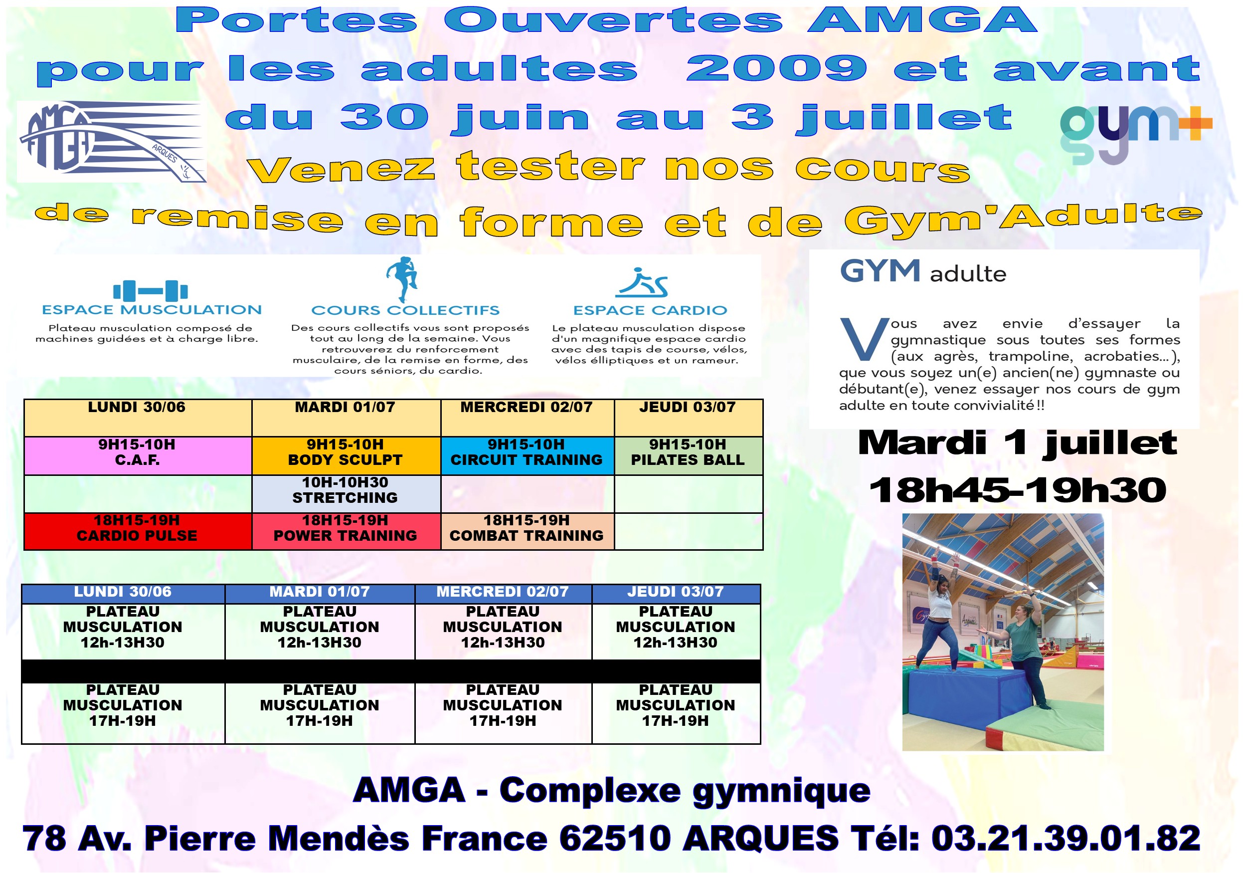 Pour les adultes dès 16ans