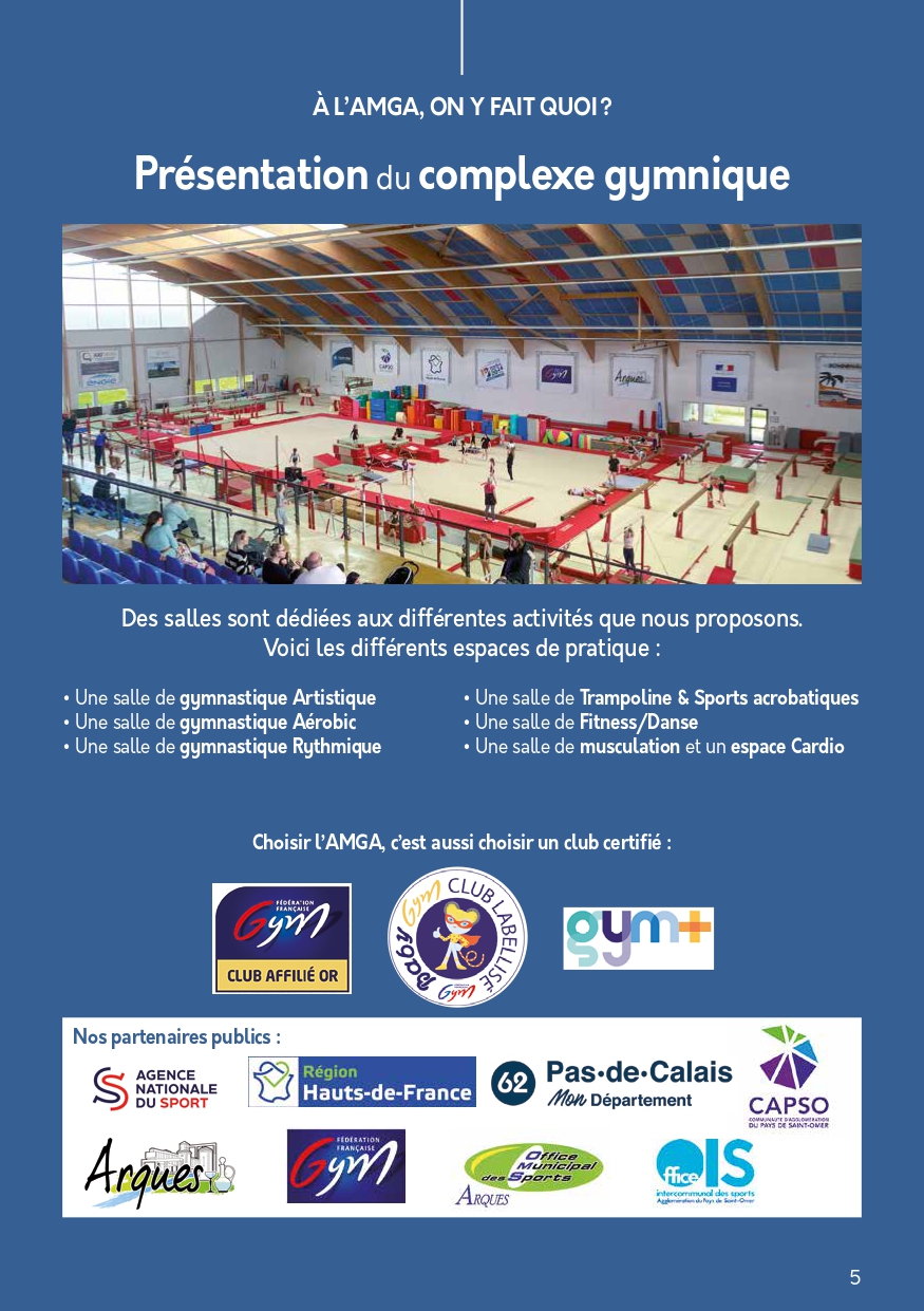 Présentation du complexe gymnique