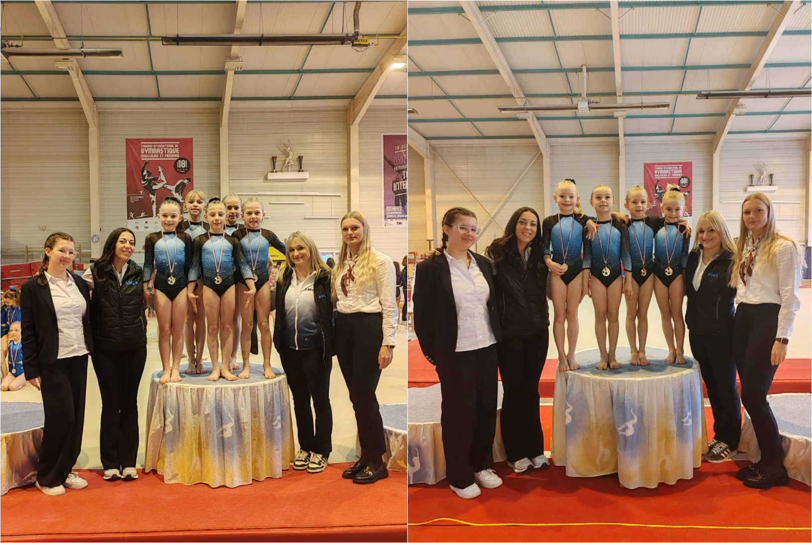 AMGA GAF: 2 titres de Championnes Interdépartementales par équipe