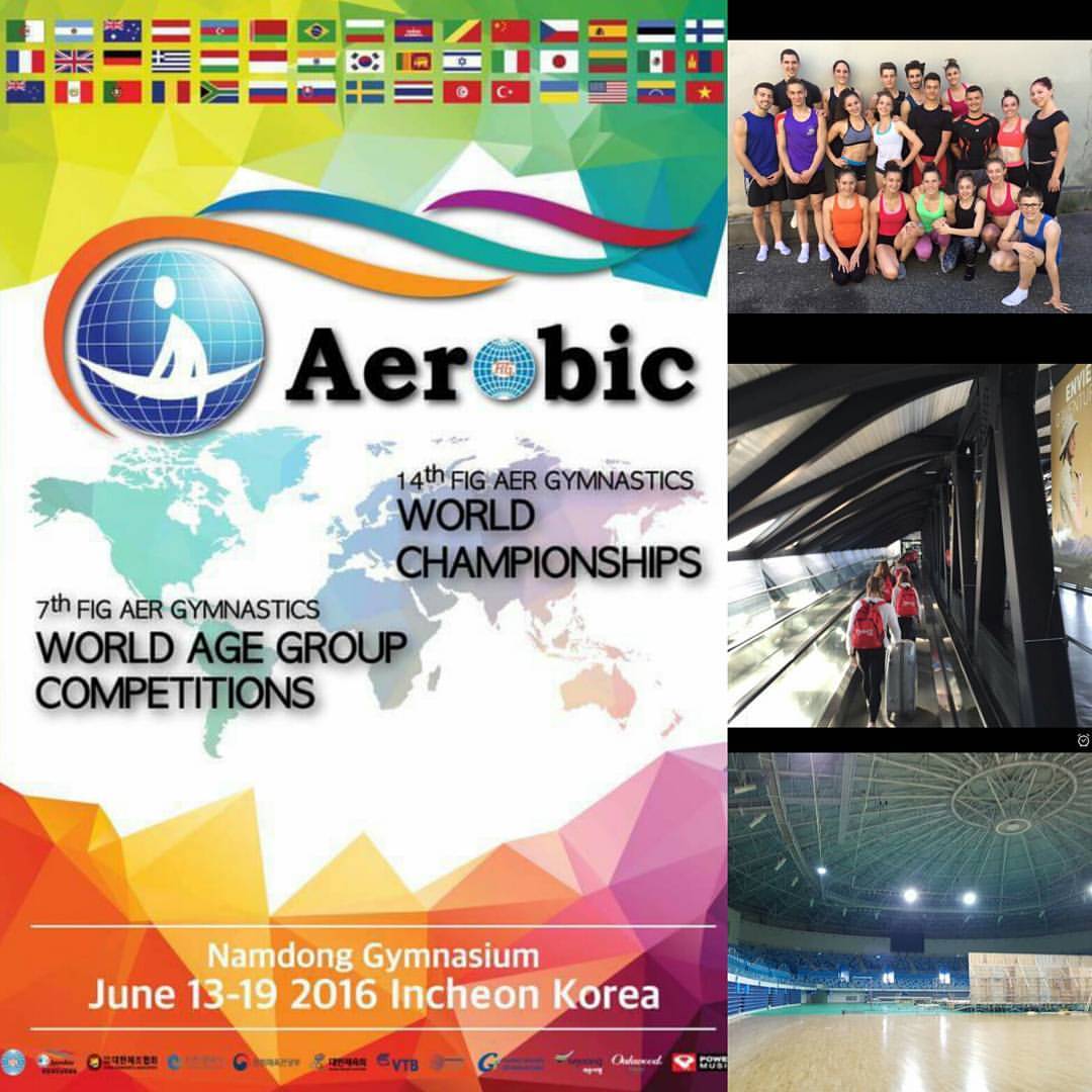 AMGA: Marion BOGNITSCHEFF aux Championnats du Monde d'Aérobic à Incheon en Corée du Sud