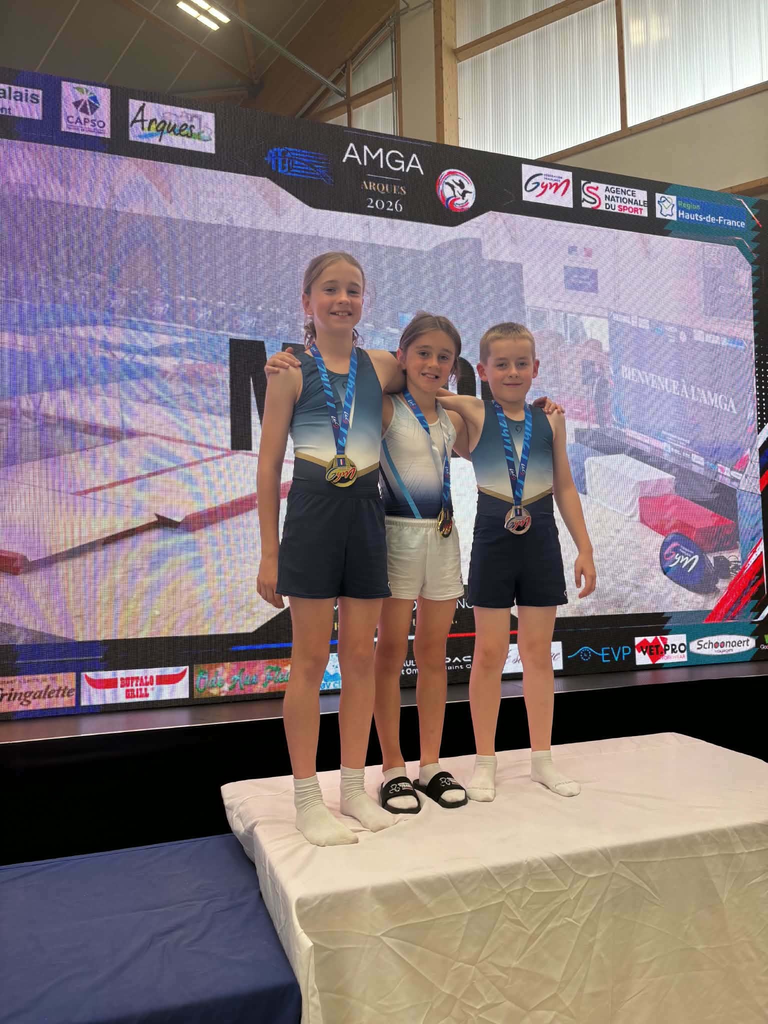 CHAMPIONNATS DE FRANCE DE TRAMPOLINE 4 PODIUMS ARQUOIS !!!