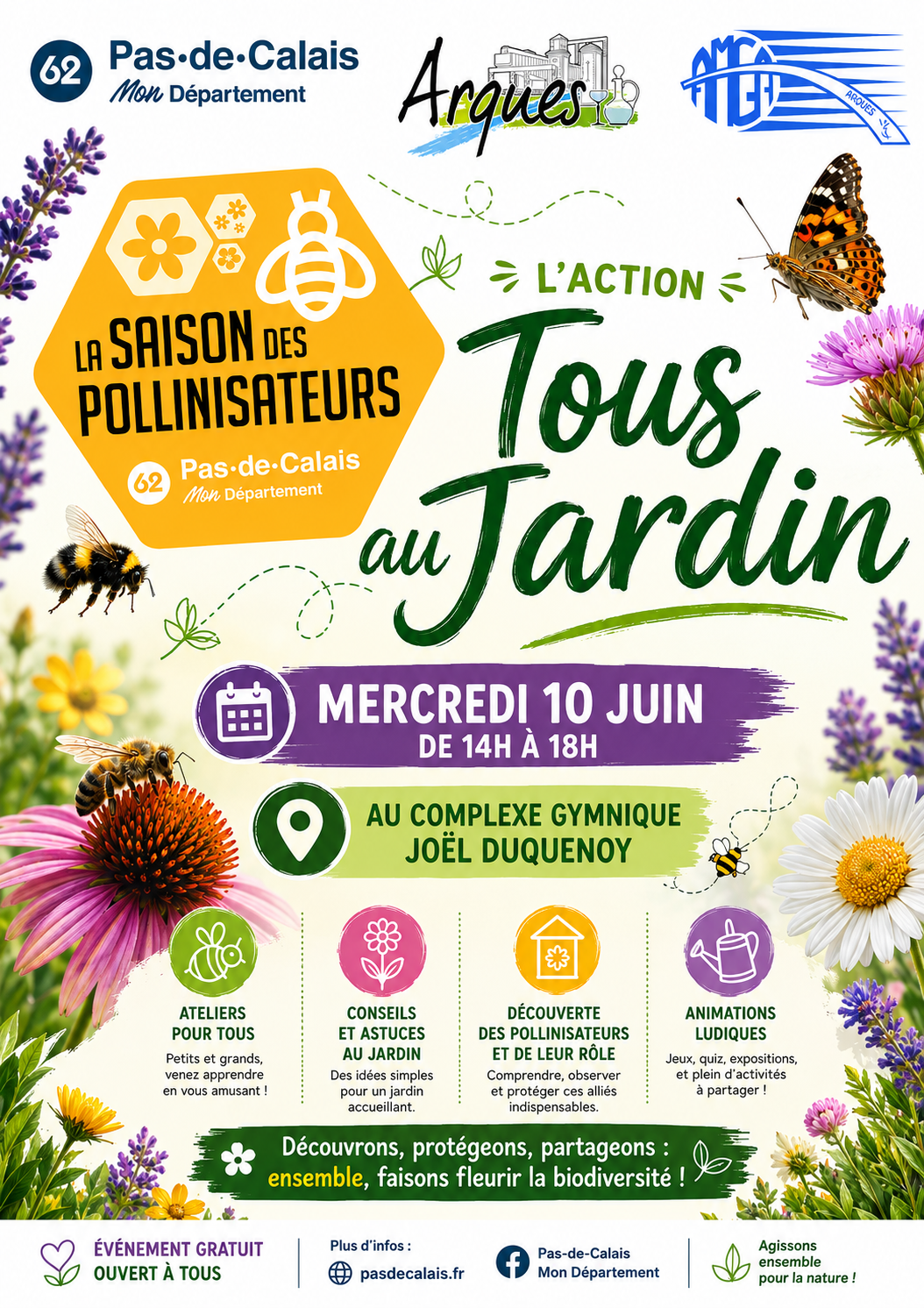 Tous au jardin : à la découverte des pollinisateurs