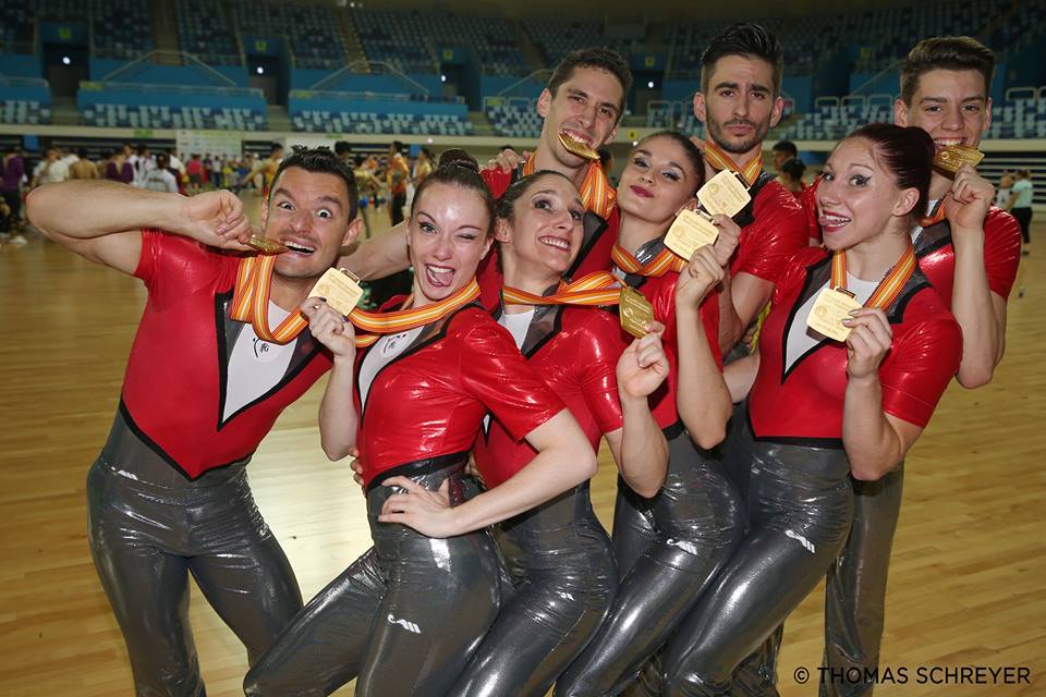 Gymnastique aérobic un titre de championne du monde pour Marion