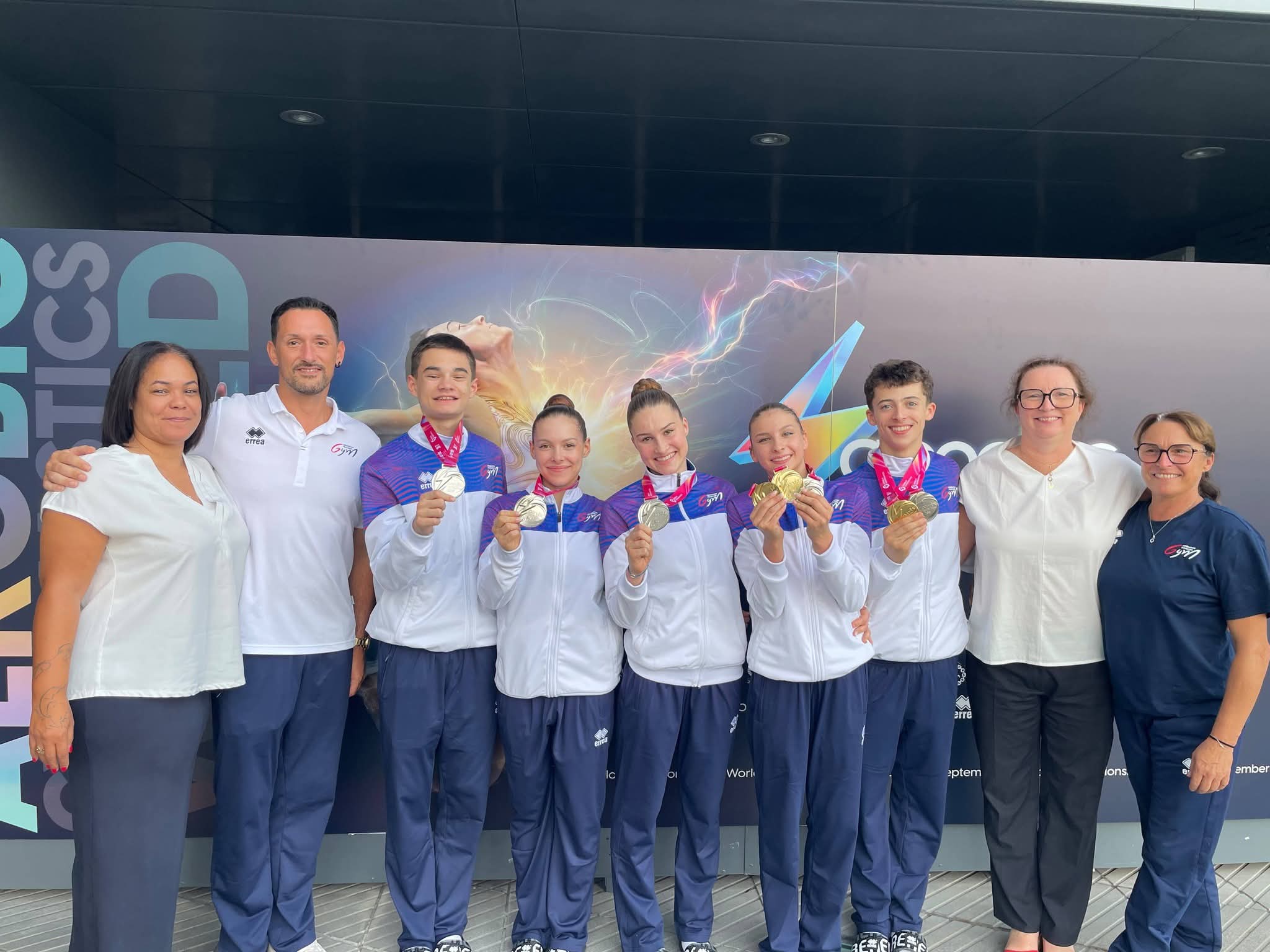 Deux titres de championne du monde et une place de vice-championne en Gymnastique Aérobic