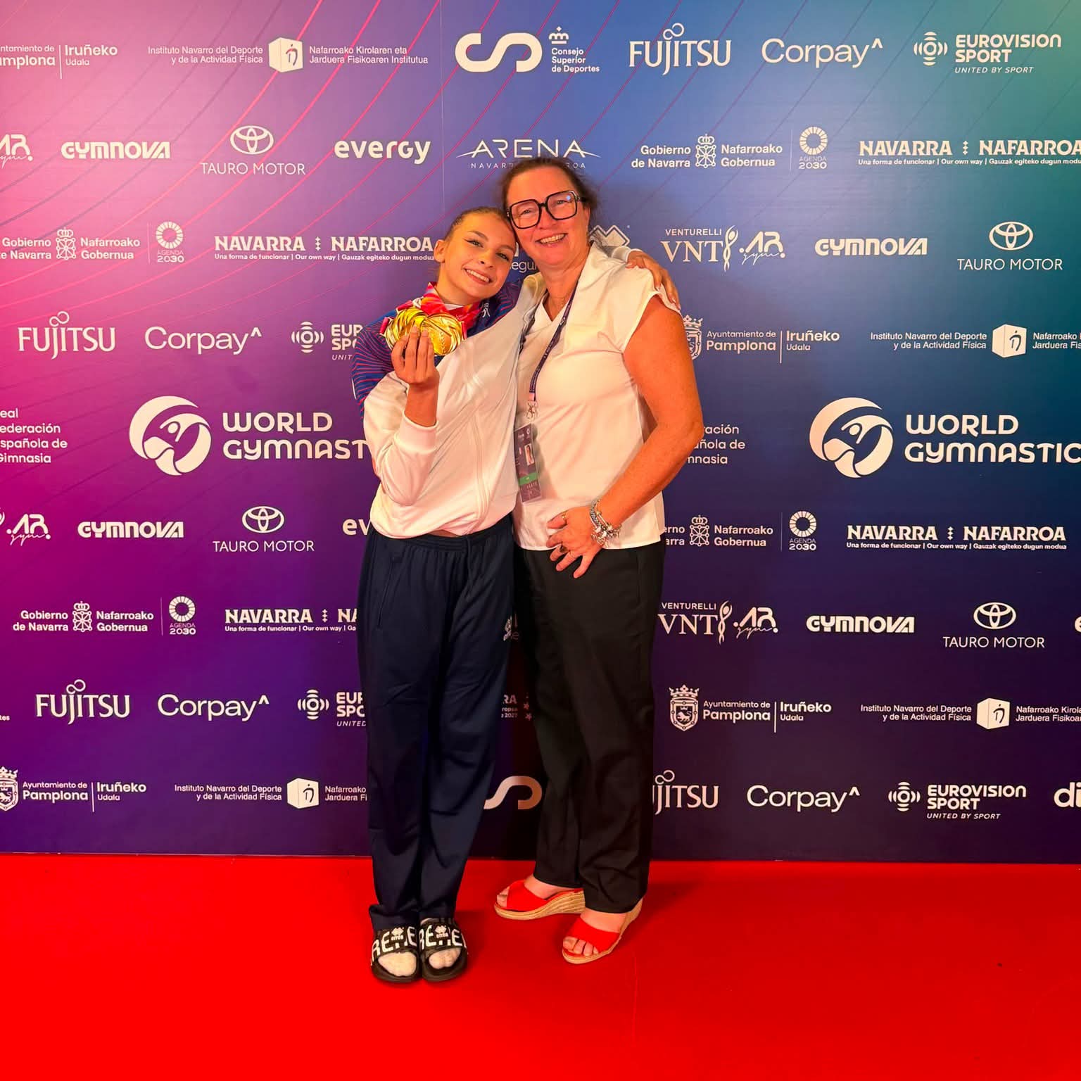 Deux titres de championne du monde et une place de vice-championne en Gymnastique Aérobic