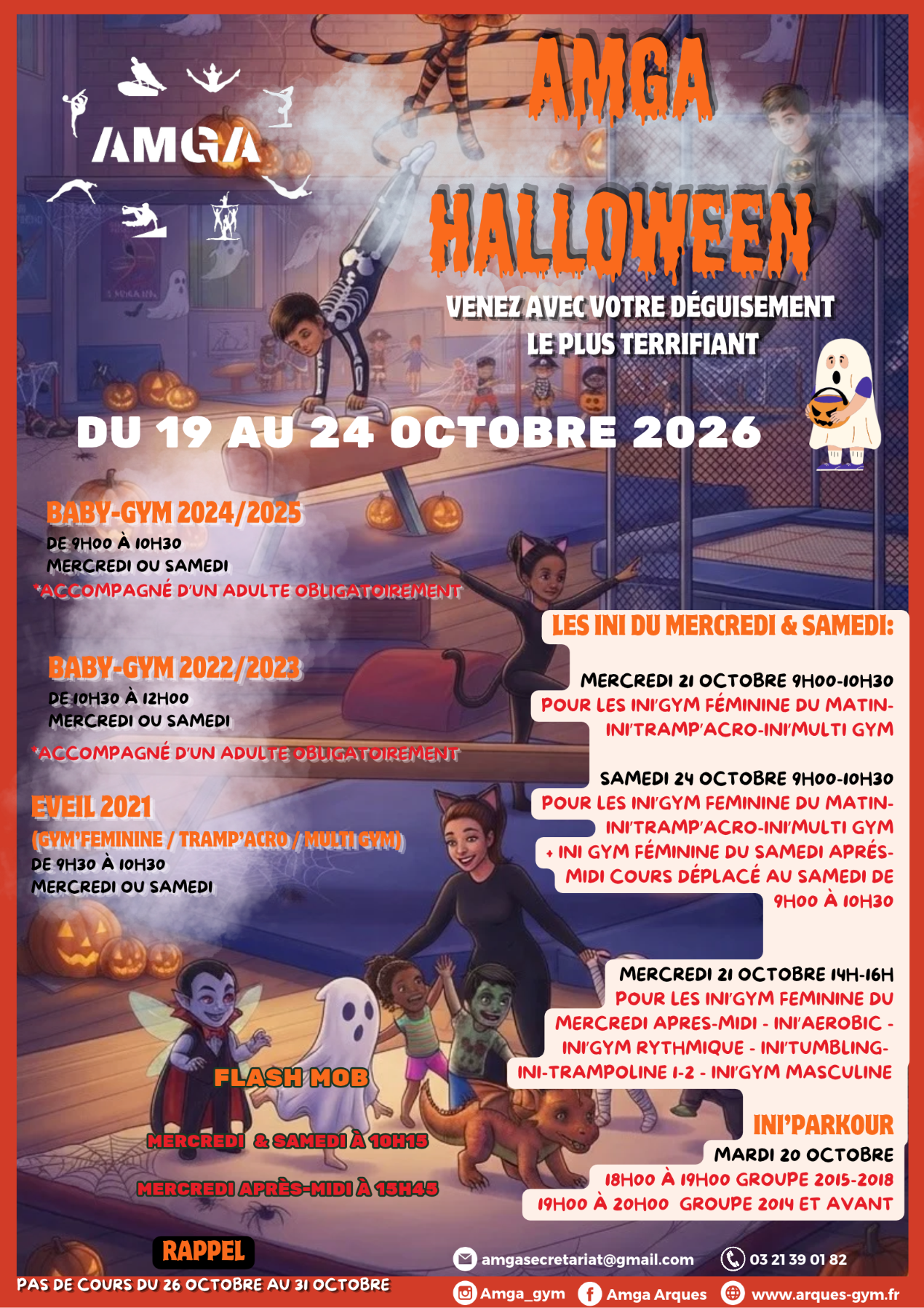 AMGA HALLOWEEN DU 19 AU 24 OCTOBRE 2026