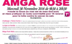 Flash-Mob pour l'AMGA Rose du Mercredi 30 Novembre 2016