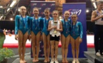 ELLES L’ONT FAIT !  L’AMGA vice champion de France en gymnastique féminine,  division nationale 10-13 ans.