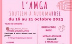 Du 16 au 21 octobre 2023: l'AMGA se met au ROSE pour Octobre Rose et l'association AUDOMAROSE
