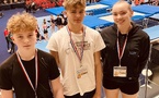 TROIS TRAMPOLINISTES ARQUOIS A LA DUTCH OPEN ALKMAAR–PAYS-BAS