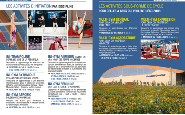Planning des activités pour les 6 ans et +