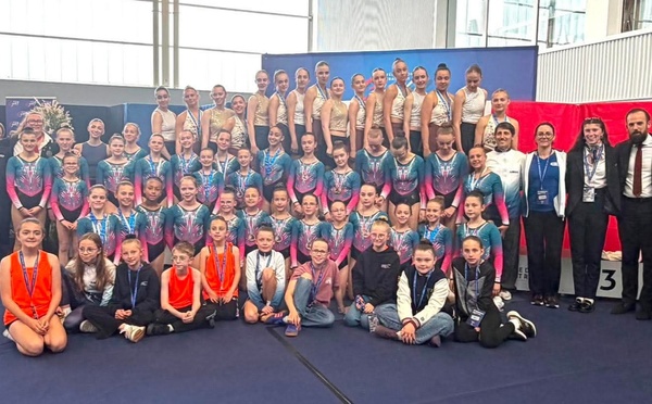 Championnats de France Aérobic 2026 : l’AMGA brille à Saint-Renan avec 17 médailles !