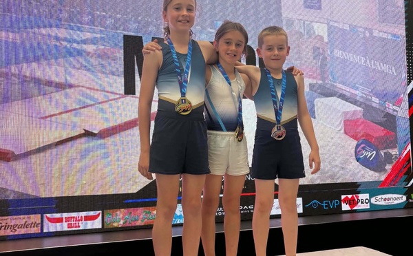 CHAMPIONNATS DE FRANCE DE TRAMPOLINE 4 PODIUMS ARQUOIS !!!